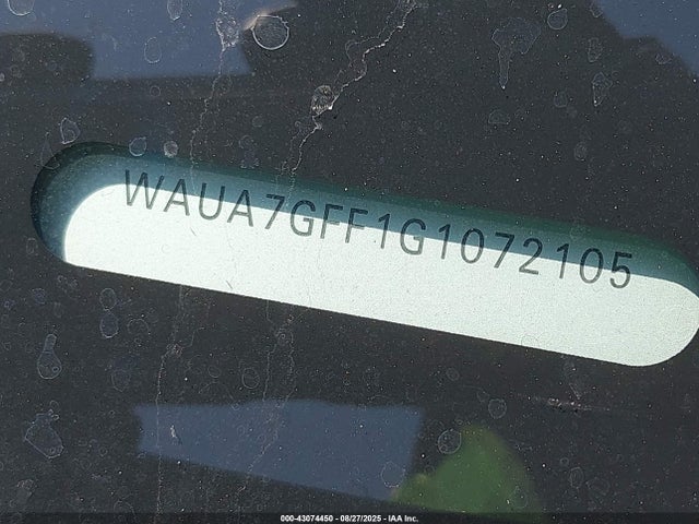 WAUA7GFF1G1072105 Audi A3