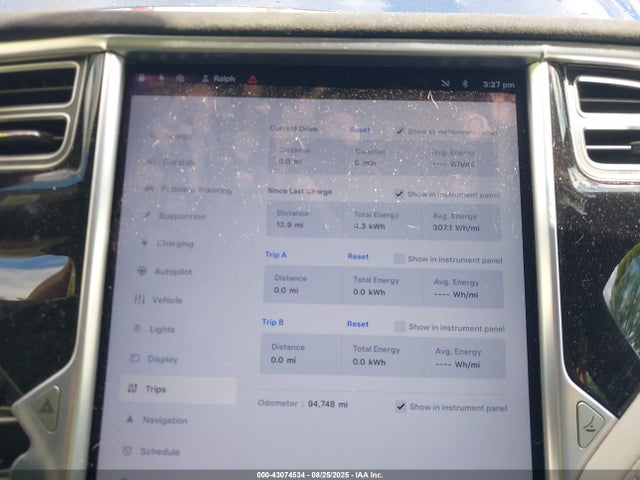 2015 TESLA MODEL S 5YJSA1S28FF091877 Photo 6