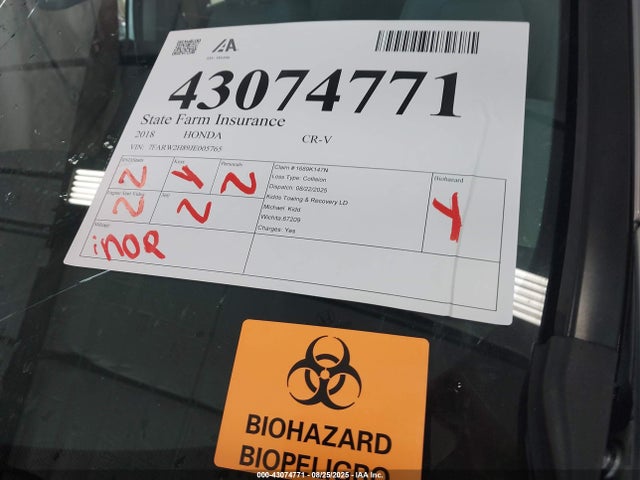 7FARW2H89JE005765 Honda l15be