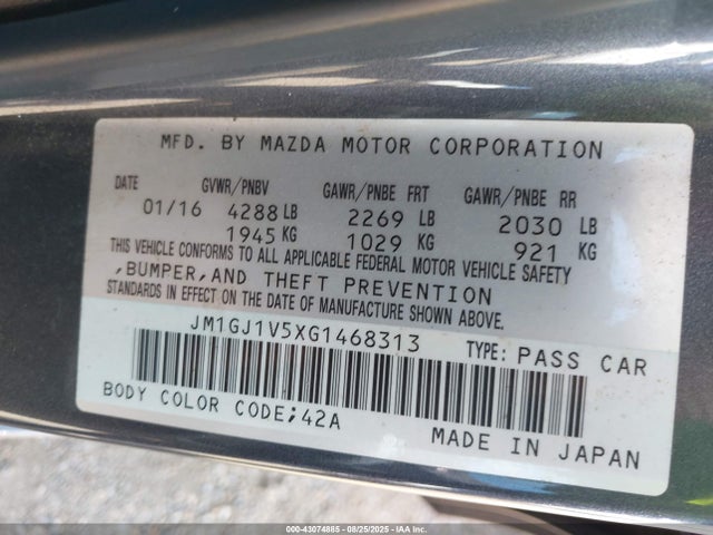 JM1GJ1V5XG1468313 Mazda py