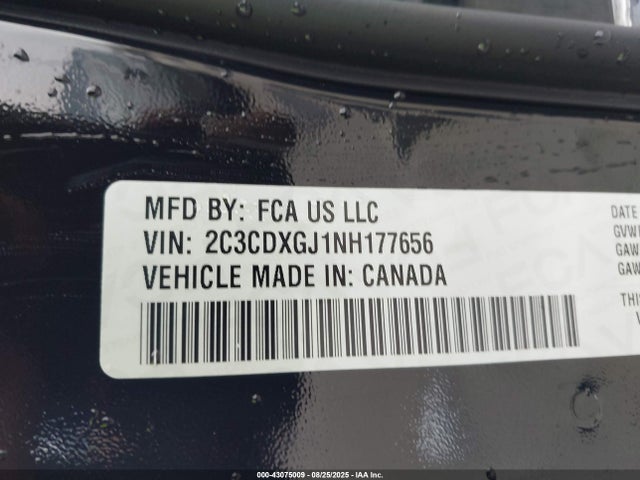 Dodge 2022 2022 2C3CDXGJ1NH177656 Image 9
