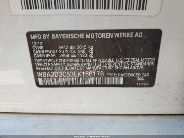 2014 BMW 328D WBA3D3C53EK156178 Photo 8