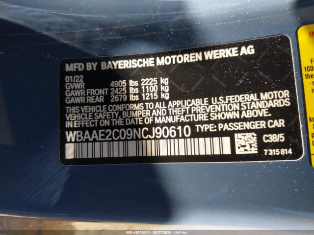 2022 BMW 840 WBAAE2C09NCJ90610 Photo 8