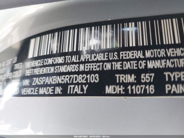 2024 ALFA ROMEO STELVIO ZASPAKBN5R7D82103 Photo 8