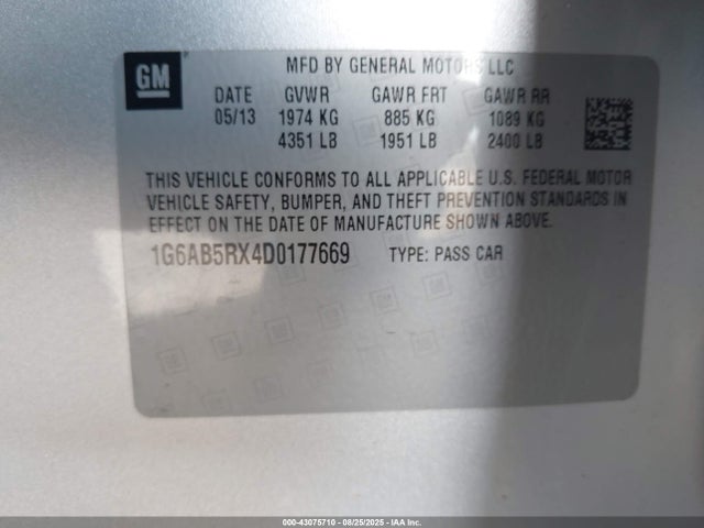 2013 CADILLAC ATS 1G6AB5RX4D0177669 Photo 8