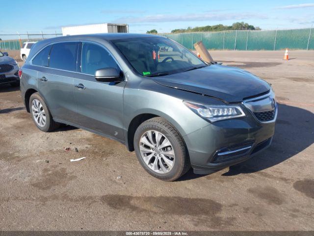 2015 ACURA MDX 5FRYD4H40FB029884 Photo 0