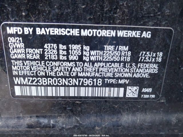 2022 MINI COUNTRYMAN WMZ23BR03N3N79618 Photo 8