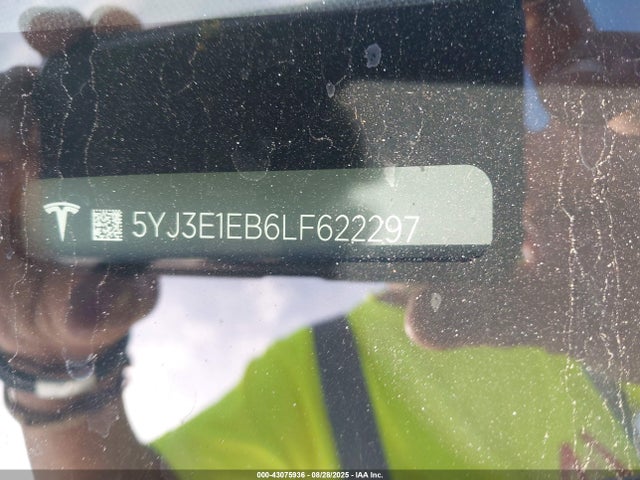 5YJ3E1EB6LF622297 Tesla MODEL 3