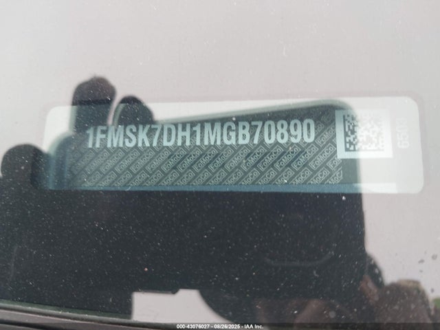 Ford 2021 2021 1FMSK7DH1MGB70890 Image 9