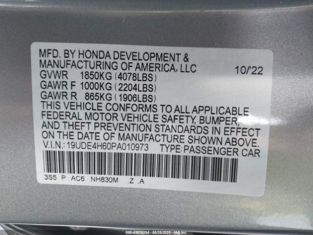 2023 ACURA INTEGRA 19UDE4H60PA010973 Photo 8