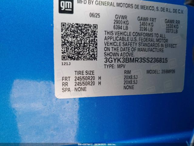 2025 CADILLAC OPTIQ 3GYK3BMR3SS236815 Photo 8