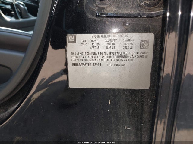 2014 CADILLAC ATS 1G6AA5RA7E0118910 Photo 8