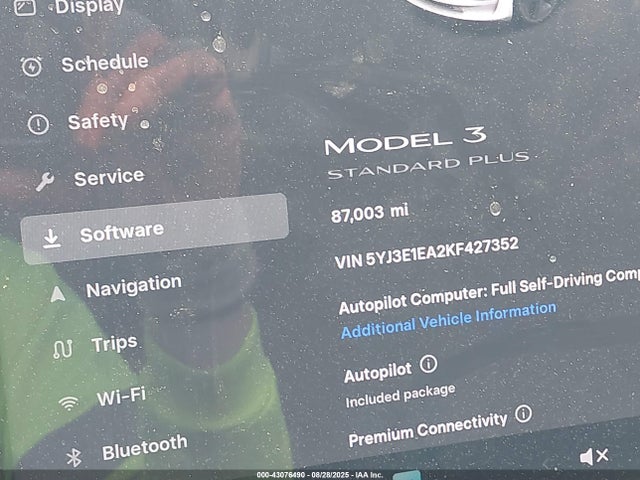 2019 TESLA MODEL 3 5YJ3E1EA2KF427352 Photo 6