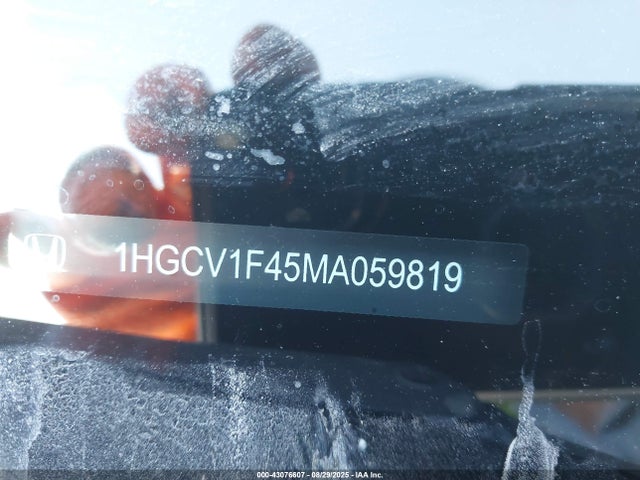 1HGCV1F45MA059819 Honda l15be