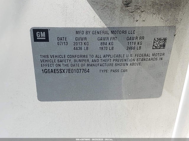 2014 CADILLAC ATS 1G6AE5SX7E0107764 Photo 8