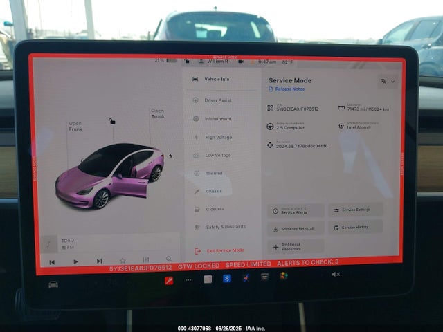 2018 TESLA MODEL 3 5YJ3E1EA8JF076512 Photo 6