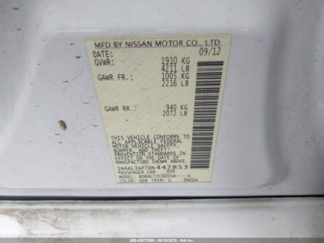 2013 NISSAN ALTIMA 1N4AL3AP7DN447853 Photo 8