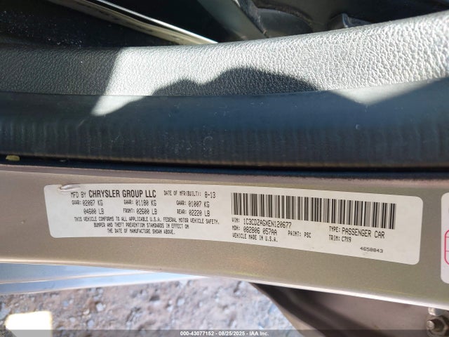Dodge Avenger 2014 1C3CDZAGXEN120677 Image 9