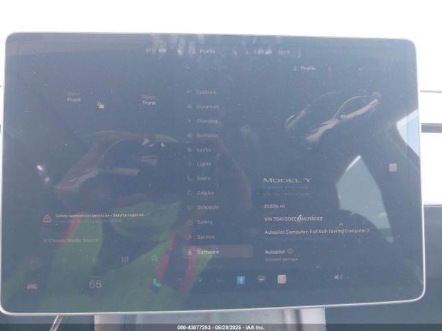2022 TESLA MODEL Y 7SAYGDEEXNA014099 Photo 6