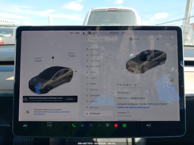 2021 TESLA MODEL 3 5YJ3E1EA9MF093954 Photo 6