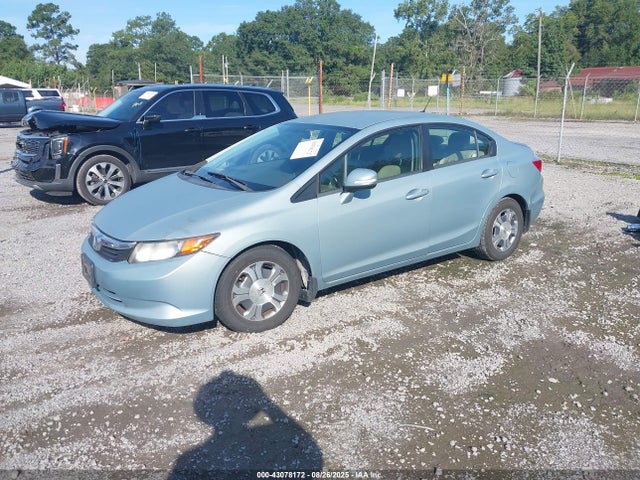 2012 Honda Civic Hybrid მანქანა იყიდება აუქციონზე, vin: JHMFB4F38CS010389, აუქციონის ნომერი: 43078172