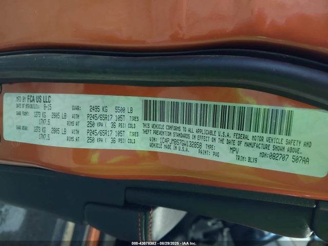 1C4PJMBS7GW132858 Jeep 2016