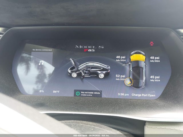 2013 TESLA MODEL S 5YJSA1DPXDFP13515 Photo 6