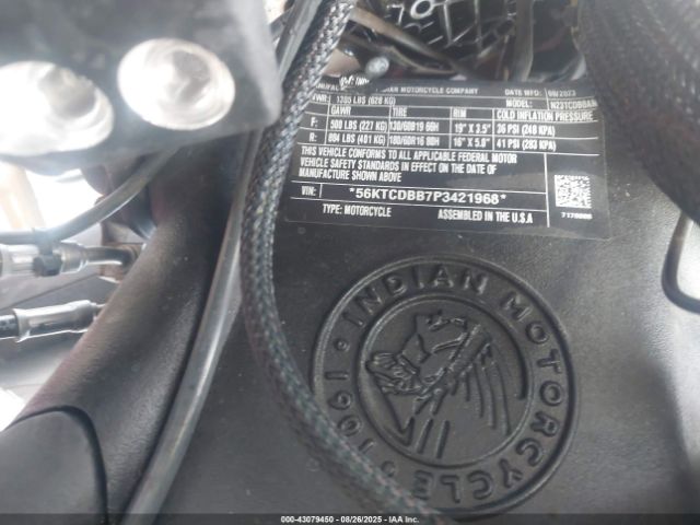 2023 INDIAN MOTORCYCLE CO. CHIEFTAIN 56KTCDBB7P3421968 Photo 9