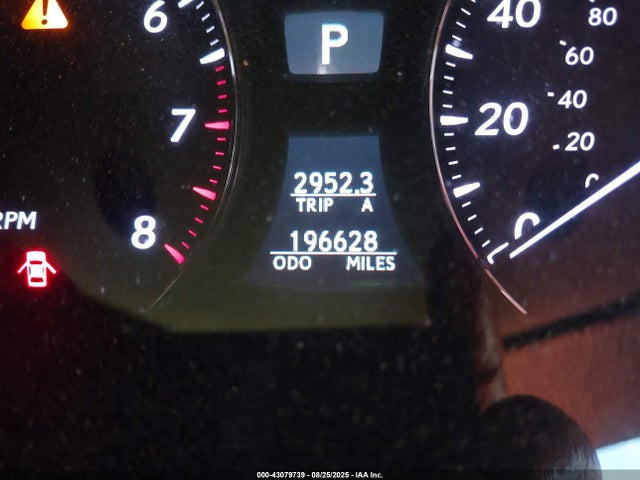 Aukcja sprzedaży 2009 Lexus Ls 460, vin: JTHCL46F895002486, numer aukcji: 43079739