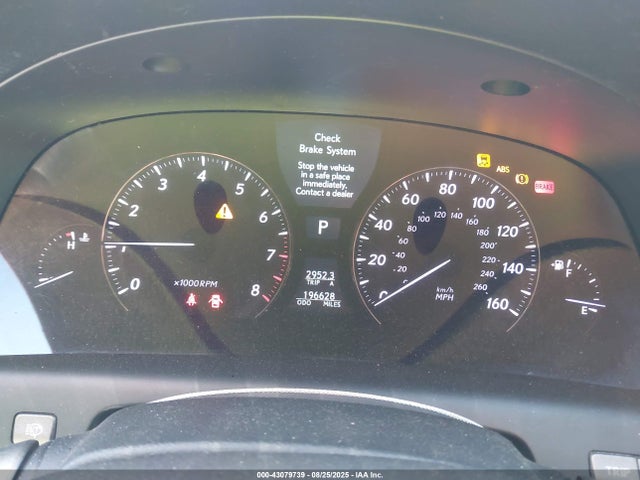 Aukcja sprzedaży 2009 Lexus Ls 460, vin: JTHCL46F895002486, numer aukcji: 43079739