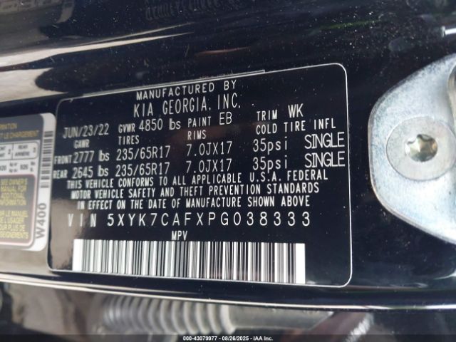 2023 KIA SPORTAGE 5XYK7CAFXPG038333 Photo 8