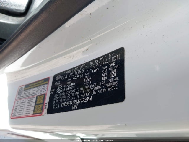 KNDJ63AU6M7782954 KIA mpi nu