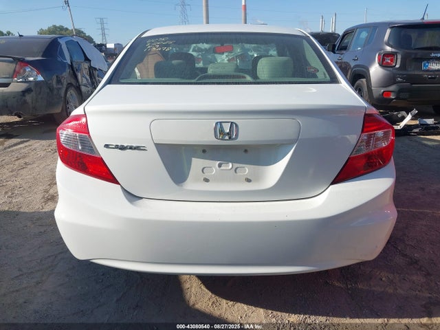 2012 Honda Civic Lx მანქანა იყიდება აუქციონზე, vin: 2HGFB2F56CH316989, აუქციონის ნომერი: 43080540