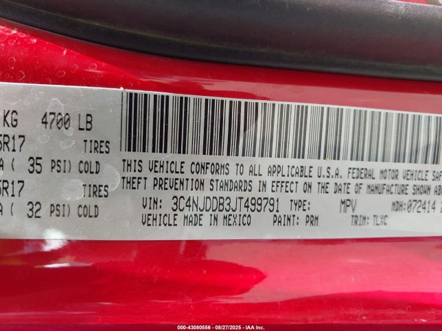 Jeep 2018 2018 3C4NJDDB3JT499791 Image 9