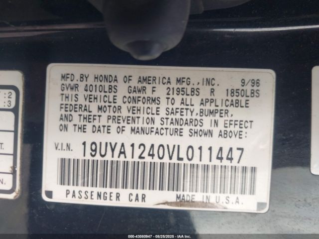 1997 ACURA CL 19UYA1240VL011447 Photo 8