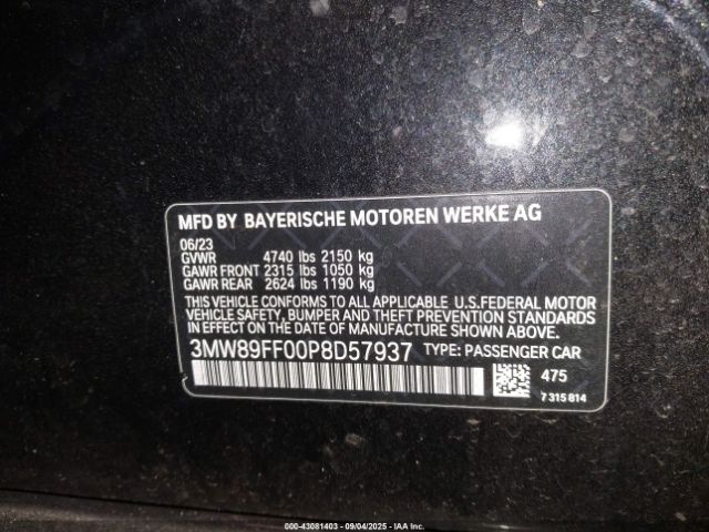 2023 BMW 330I 3MW89FF00P8D57937 Photo 8