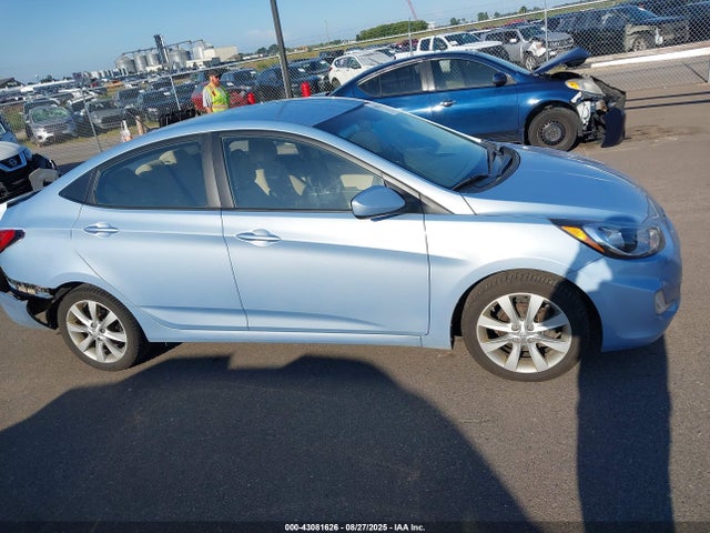 2013 Hyundai Accent Gls მანქანა იყიდება აუქციონზე, vin: KMHCU4AEXDU576787, აუქციონის ნომერი: 43081626