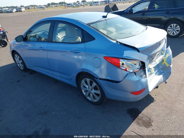 2013 Hyundai Accent Gls მანქანა იყიდება აუქციონზე, vin: KMHCU4AEXDU576787, აუქციონის ნომერი: 43081626