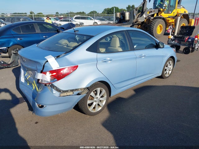 2013 Hyundai Accent Gls მანქანა იყიდება აუქციონზე, vin: KMHCU4AEXDU576787, აუქციონის ნომერი: 43081626