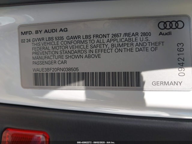 2024 AUDI A6 WAUE3BF20RN038505 Photo 8