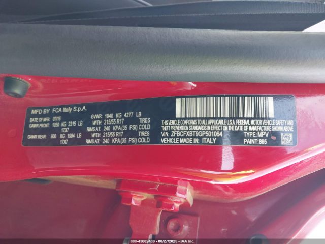 2016 FIAT 500X ZFBCFXBT9GP501064 Photo 8