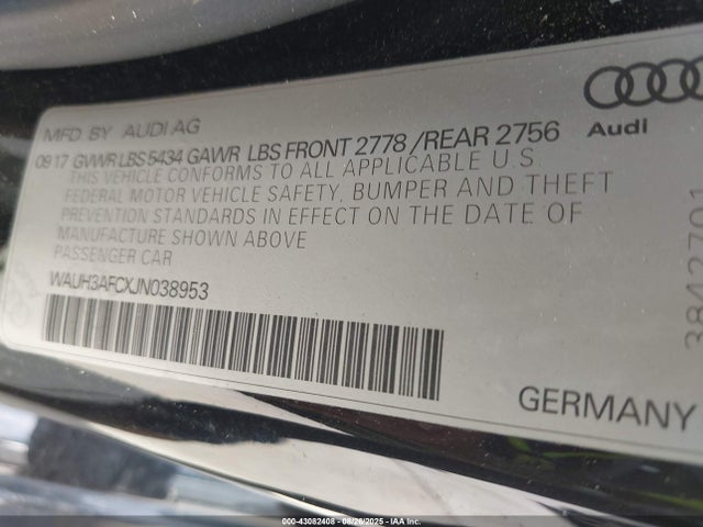 2018 AUDI A6 WAUH3AFCXJN038953 Photo 8