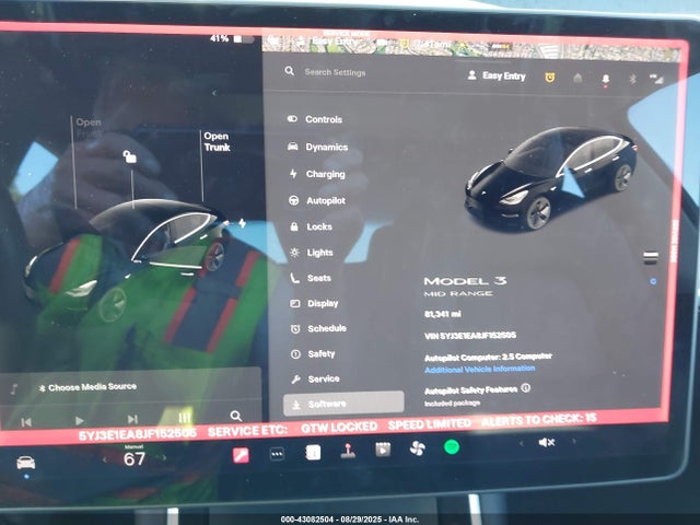 2018 TESLA MODEL 3 5YJ3E1EA8JF152505 Photo 6