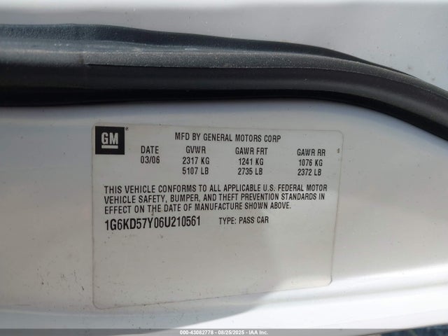 2006 CADILLAC DTS 1G6KD57Y06U210561 Photo 8
