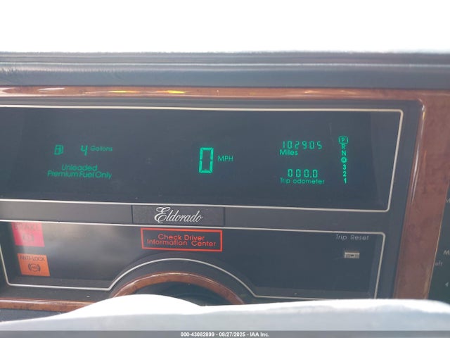 1991 CADILLAC ELDORADO 1G6EL13B7MU614254 Photo 6