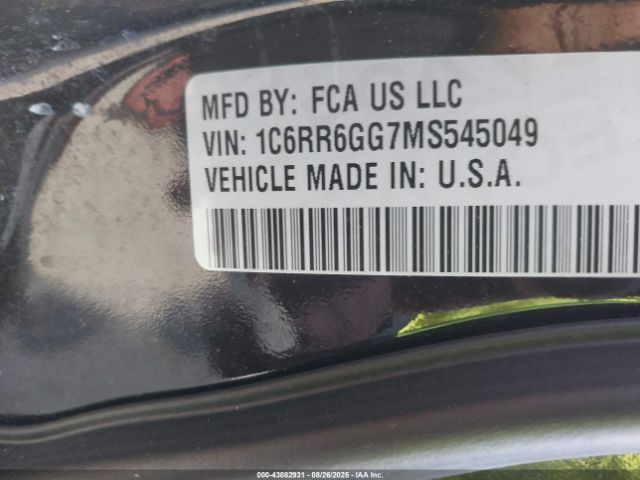 2021 RAM 1500 CLASSIC 1C6RR6GG7MS545049 Photo 8