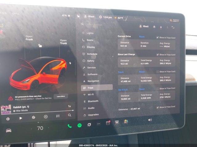 2022 TESLA MODEL 3 5YJ3E1ECXNF263791 Photo 6