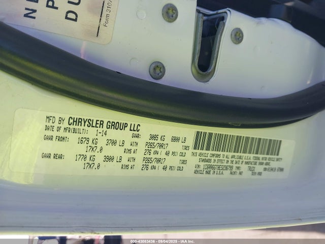 1C6RR6GT8ES236799 RAM 1500