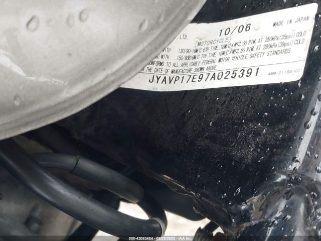 2007 YAMAHA XV1700 JYAVP17E97A025391 Photo 9
