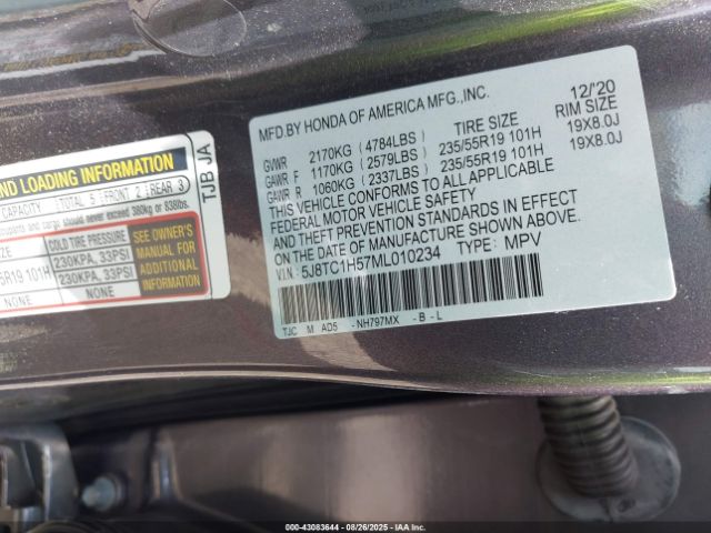 2021 ACURA RDX 5J8TC1H57ML010234 Photo 8
